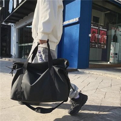 Τσάντες Oxford Travel Bag Τσάντες μεγάλης χωρητικότητας Τσάντες μεταφοράς αποσκευών Άνδρες Γυναικείες ώμους Outdoor Tote Weekend Αδιάβροχη αθλητική τσάντα γυμναστικής