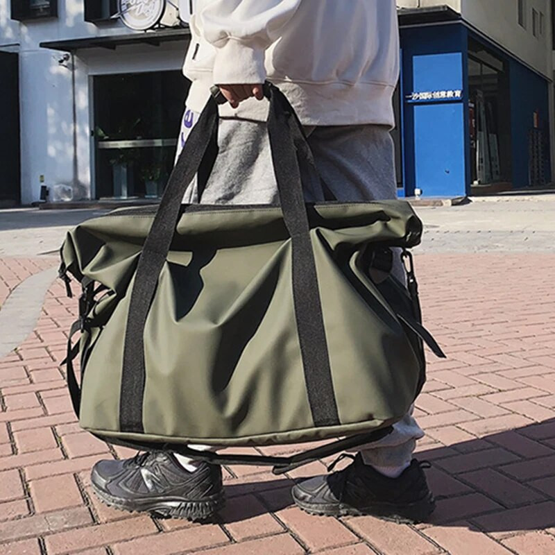 Τσάντες Oxford Travel Bag Τσάντες μεγάλης χωρητικότητας Τσάντες μεταφοράς αποσκευών Άνδρες Γυναικείες ώμους Outdoor Tote Weekend Αδιάβροχη αθλητική τσάντα γυμναστικής