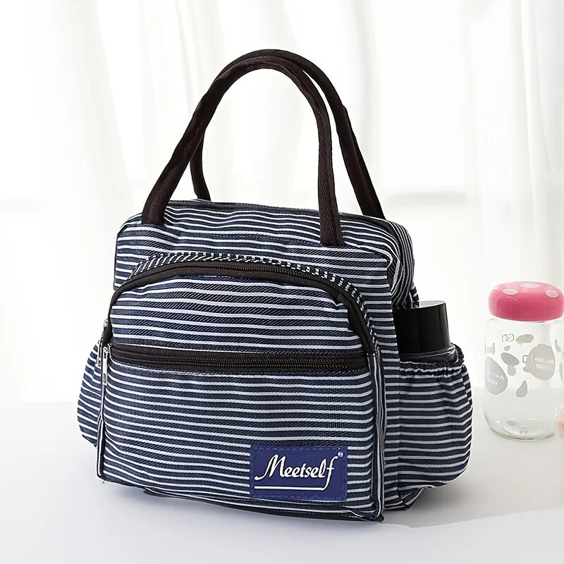 Sieviešu soma Audekla rokassomiņa sabiezināta ūdensizturīga bento soma Mammu maza auduma soma Oksfordas auduma rokas pārnēsāšana mammas soma pusdienu soma