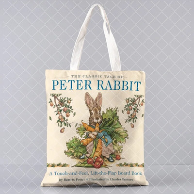 jauks trusis Apdrukāts audekls Pircējs Lieldienu dāvanu rokassomiņa Tote plecu bag Women Shopper soma daudz Kawaii Bag Harajuku Shopping