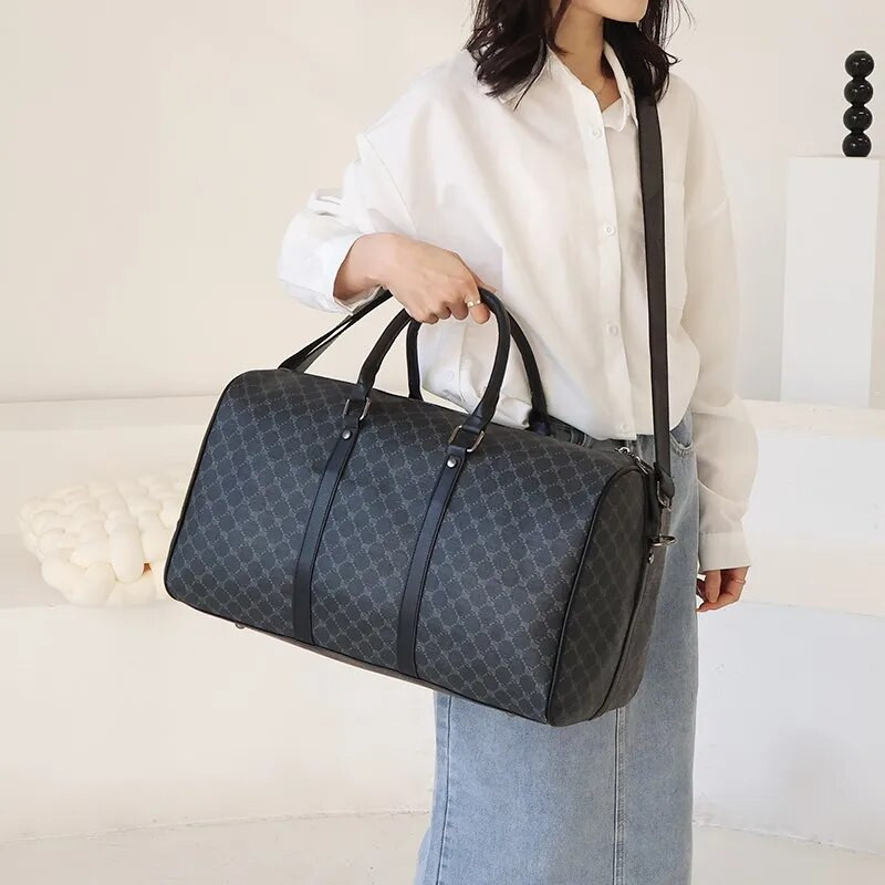 Luksusa zīmols 2023 Ceļojumu somas vīriešiem Brīvā laika ceļojumi Fitness sievietēm Ietilpība Čemodāni Rokassomas Rokas bagāžas Ceļojumu somas