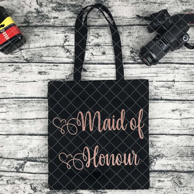 Team Bride Graphic Bachelorette Women EVJF Handbachelorette Party Drukāt Iepirkšanās Kanvas Soma Kāzu Sieviešu plecu soma