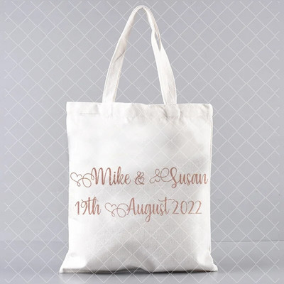 Team Bride Graphic Bachelorette Women EVJF Handbachelorette Party Drukāt Iepirkšanās Kanvas Soma Kāzu Sieviešu plecu soma