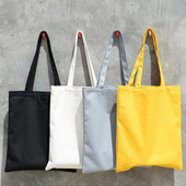 sievietes Solid Canvas Casual Tote plecu somas meitenēm sieviešu DIY rokassomas videi draudzīga iepirkumu soma