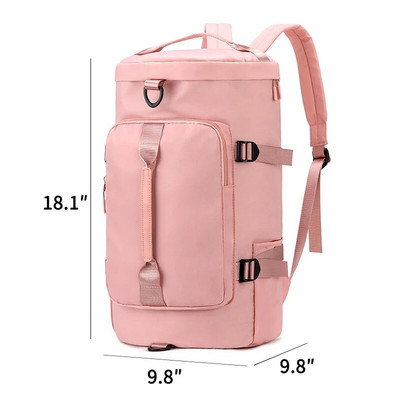 Γυναικεία τσάντα ταξιδιού TINYAT Μεγάλης χωρητικότητας Casual Σακίδιο πλάτης ταξιδιού Σαββατοκύριακου Γυναικείες αθλητικές τσάντες αποσκευών γιόγκα Πολυλειτουργικές χιαστί