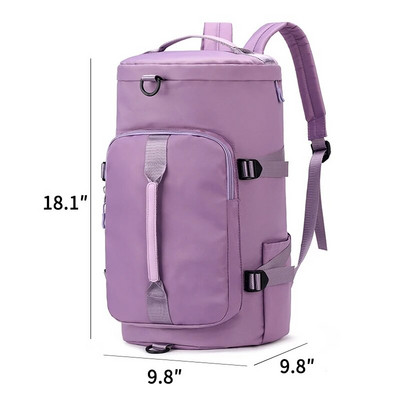 Γυναικεία τσάντα ταξιδιού TINYAT Μεγάλης χωρητικότητας Casual Σακίδιο πλάτης ταξιδιού Σαββατοκύριακου Γυναικείες αθλητικές τσάντες αποσκευών γιόγκα Πολυλειτουργικές χιαστί