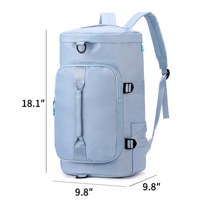 Γυναικεία τσάντα ταξιδιού TINYAT Μεγάλης χωρητικότητας Casual Σακίδιο πλάτης ταξιδιού Σαββατοκύριακου Γυναικείες αθλητικές τσάντες αποσκευών γιόγκα Πολυλειτουργικές χιαστί