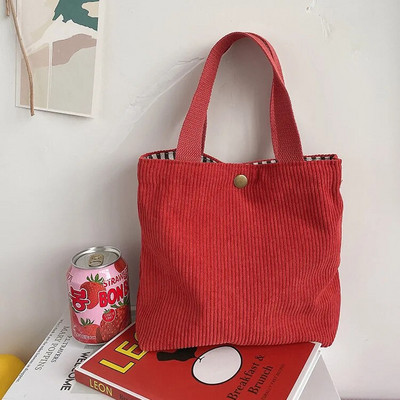 ISKYBOB Sieviešu maza velveta pusdienu soma Eco Canvas pārnēsājamas somas Mini studentiem Bento piknika pārtikas soma ceļojumu rokassomas 2023