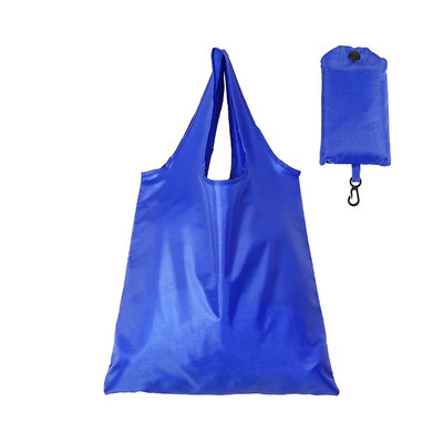 Φορητή επαναχρησιμοποιούμενη τσάντα αγορών Oxford Washed μονόχρωμη τσάντα παντοπωλείου Αναδιπλούμενη αδιάβροχη Ripstop τσάντα ώμου