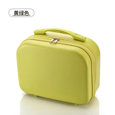 14 collu ceļojumu mini vienkrāsains, viegls, pārnēsājams, mazs, ciets kosmētikas kastītis, jauna stila viegla studentu iekāpšanas bagāža