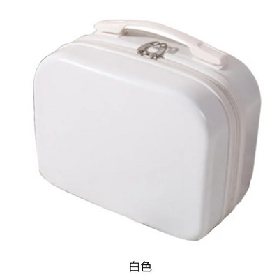 14 collu ceļojumu mini vienkrāsains, viegls, pārnēsājams, mazs, ciets kosmētikas kastītis, jauna stila viegla studentu iekāpšanas bagāža