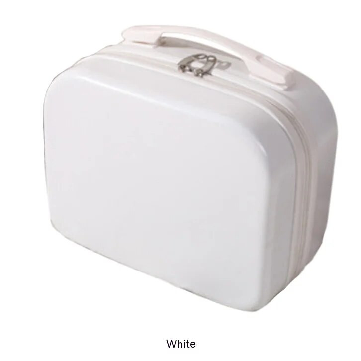 14 collu ceļojumu mini vienkrāsains, viegls, pārnēsājams, mazs, ciets kosmētikas kastītis, jauna stila viegla studentu iekāpšanas bagāža