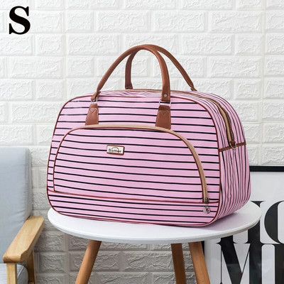 Naiste reisikott Moodne nahast prindiga pagasi kott veekindel, suure mahutavusega naiste vabaaja nädalavahetuse kott reisikäekott