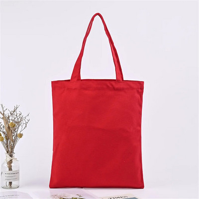 Modes vienkrāsu soma smilškrāsas un melnas iepirkšanās oriģinālās unisex ceļojumu audekla somas Ekoloģiski salokāmas pircēju somas Liela kaste