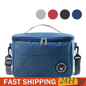 Pārnēsājama pusdienu soma, termiski izolēta pusdienu kastīte Tote Cooler rokassoma Ūdensizturīga mugursoma Bento Pouch Uzņēmuma pārtikas uzglabāšanas somas