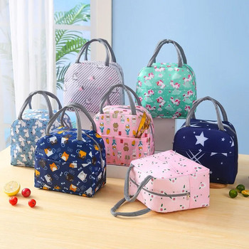 Φορητό Cartoon Tote Θερμικό κουτί μεσημεριανού τσάντα Αλουμινόχαρτο Γραφείο Student Bento Storage μονωτικές τσάντες Cooler Lunch Bag για παιδιά