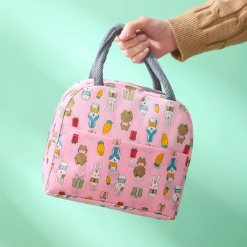 Φορητό Cartoon Tote Θερμικό κουτί μεσημεριανού τσάντα Αλουμινόχαρτο Γραφείο Student Bento Storage μονωτικές τσάντες Cooler Lunch Bag για παιδιά