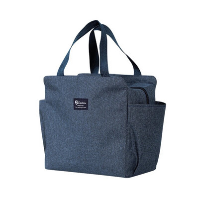 Lielas ietilpības aukstuma soma Ūdensizturīgs Oksfordas pārnēsājams rāvējslēdzēju karsto pusdienu somas vīriešiem un sievietēm pusdienu kastes piknika pārtikas somas 2023