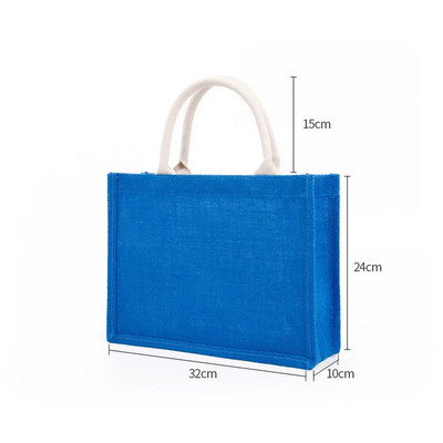 Korduvkasutatavad toidukotid Naistele Tüdrukutele Suure mahutavusega reisikäekott kotike džuudist käepidemetega ostukott hulgimüük