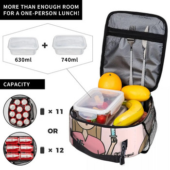 Μονωμένες τσάντες μεσημεριανού γεύματος Τσάντα ψύξης Δοχείο μεσημεριανού γεύματος Enfermera En Apuros Doctor Nurse Medical Lunch Box Tote Food Handbags Picnic