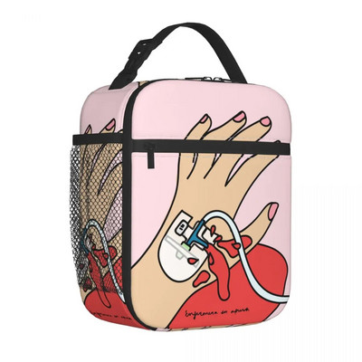 Μονωμένες τσάντες μεσημεριανού γεύματος Τσάντα ψύξης Δοχείο μεσημεριανού γεύματος Enfermera En Apuros Doctor Nurse Medical Lunch Box Tote Food Handbags Picnic
