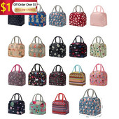 Soojustatud söögikott naistele lastele jahutuskott termokott Kaasaskantav lõunakarp jääpakk toidupiknikukotid lõunakotid tööks