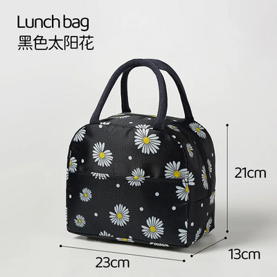 Soojustatud söögikott naistele lastele jahutuskott termokott Kaasaskantav lõunakarp jääpakk toidupiknikukotid lõunakotid tööks