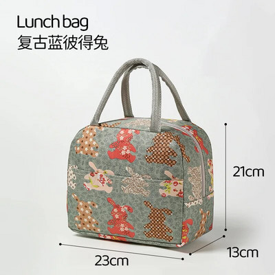 Soojustatud söögikott naistele lastele jahutuskott termokott Kaasaskantav lõunakarp jääpakk toidupiknikukotid lõunakotid tööks