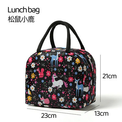 Soojustatud söögikott naistele lastele jahutuskott termokott Kaasaskantav lõunakarp jääpakk toidupiknikukotid lõunakotid tööks