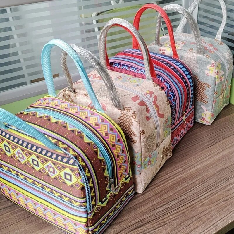 Soojustatud söögikott naistele lastele jahutuskott termokott Kaasaskantav lõunakarp jääpakk toidupiknikukotid lõunakotid tööks