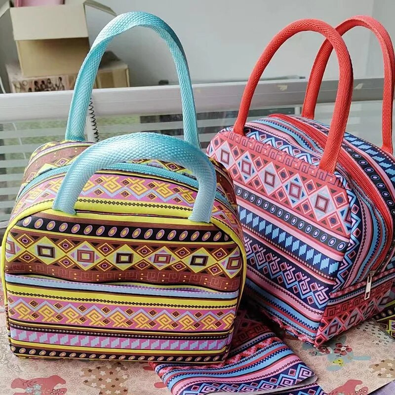 Soojustatud söögikott naistele lastele jahutuskott termokott Kaasaskantav lõunakarp jääpakk toidupiknikukotid lõunakotid tööks