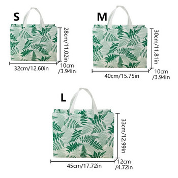 1 ΤΕΜ. Επαναχρησιμοποιήσιμη τσάντα αγορών με εκτύπωση πεταλούδας Αδιάβροχο μη υφαντό ύφασμα αποθήκευσης αποσκευών τσάντα ταξιδιού Γυναικείο καρότσι αγορών