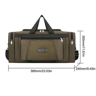 Oxford putna torba Ručne torbe velikog kapaciteta Torbe za nošenje prtljage Muškarci Žene Torba za nošenje na rame za van, vodootporna torba za vikend