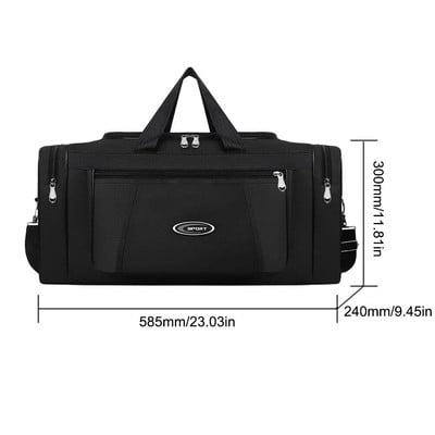 Oxford putna torba Ručne torbe velikog kapaciteta Torbe za nošenje prtljage Muškarci Žene Torba za nošenje na rame za van, vodootporna torba za vikend