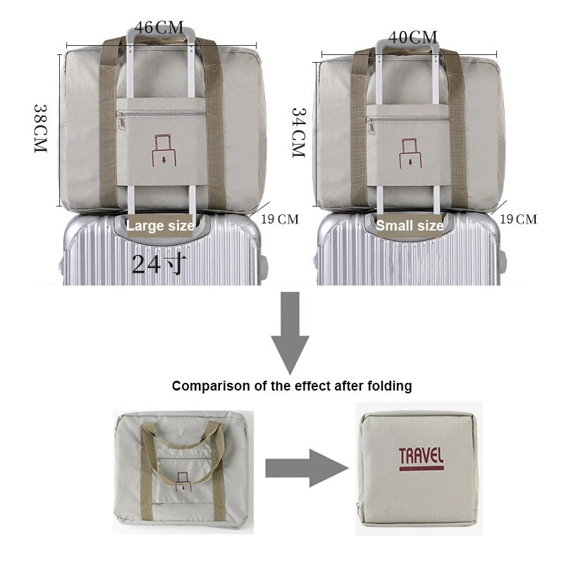 Buylor jaunas saliekamās ceļojumu somas sievietēm un čemodāni Lielas ietilpības ceļojumu glabāšanas soma Ūdensizturīga sieviešu bagāžas rokassomiņa