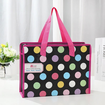 Atkārtoti lietojams Eco Women salokāms iepirkumu maisiņš Liels unisex auduma neaustais pārtikas maisiņš