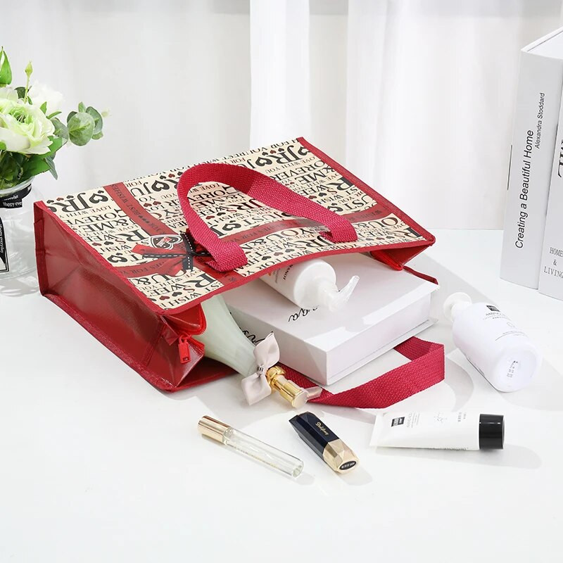 Atkārtoti lietojams Eco Women salokāms iepirkumu maisiņš Liels unisex auduma neaustais pārtikas maisiņš