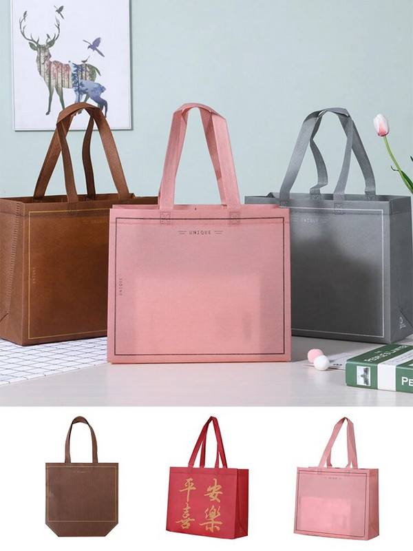 Universāla salokāma neausta rokassomu iepirkumu soma Vienkrāsaina glabāšanas soma dāvanu soma Videi draudzīga soma Liela ietilpība