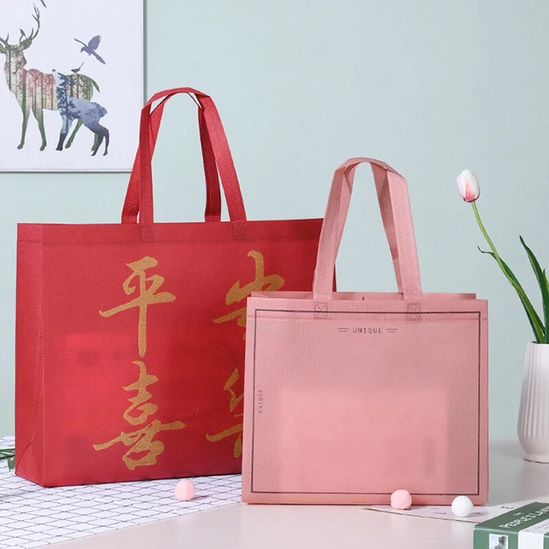 Universāla salokāma neausta rokassomu iepirkumu soma Vienkrāsaina glabāšanas soma dāvanu soma Videi draudzīga soma Liela ietilpība