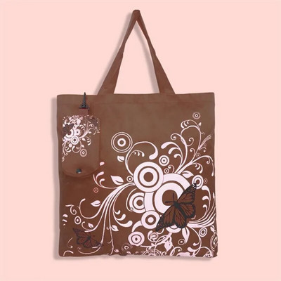 Πτυσσόμενη γυναικεία τσάντα αγορών ανδρών Casual Eco επαναχρησιμοποιήσιμη θήκη λουλουδιών πεταλούδα παντοπωλείο Τσάντες ώμου Ταξιδιωτική τσάντα τσάντες αγοραστών