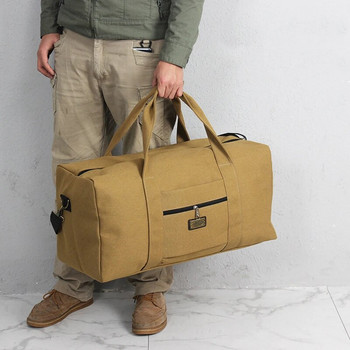 Унисекс мека платнена ръчна чанта Пътна чанта Голяма вместимост Дъфъл чанта Костюм за куфар за количка Плат за съхранение на инструменти Багажна чанта XA583F