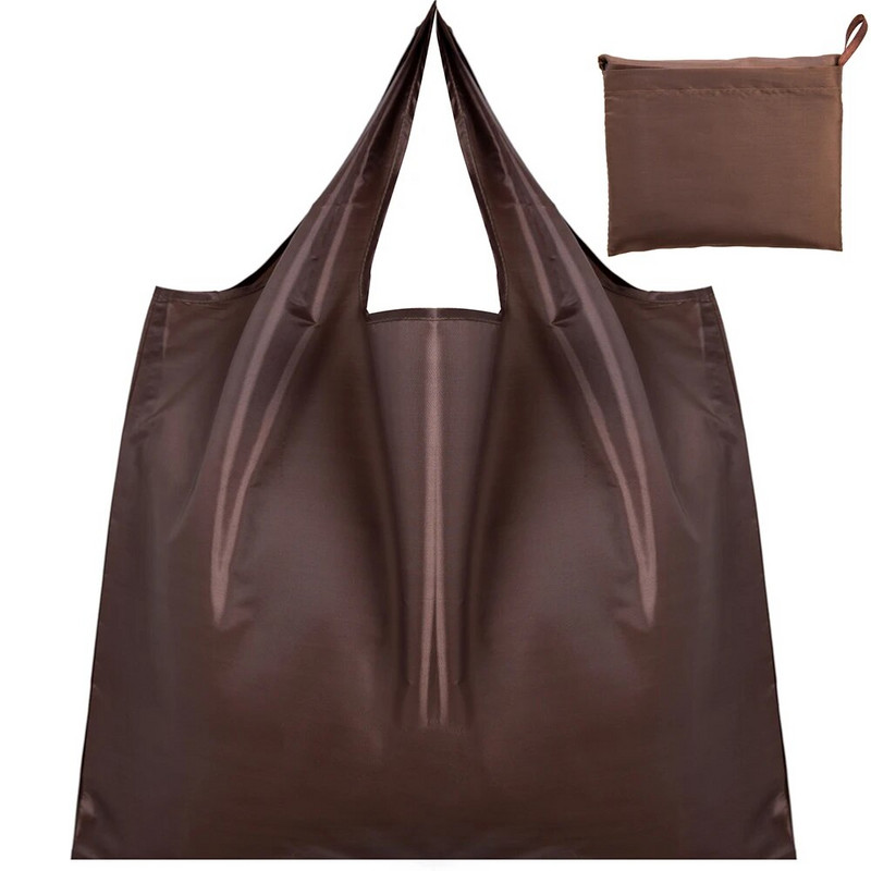 Pure Color Eco Tote Ostukott Print Naiste Kokkupandav Taaskasutus Toidukaupade hoiukott Moodne Naiste Supermarketi ostukott