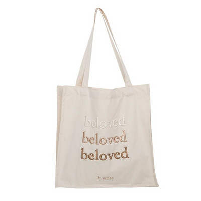 Γυναικεία πάνινη τσάντα ώμου Αγαπημένο κέντημα καθημερινές τσάντες αγορών Students Books Τσάντα Χοντρό βαμβακερό ύφασμα τσάντες χειρός για κορίτσια