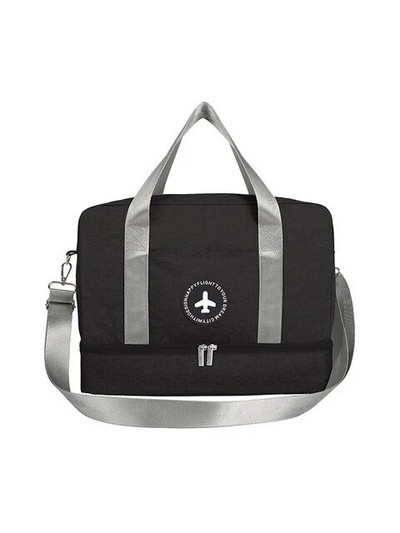 Jauna ūdensizturīga pārnēsājama sausā slapja atdalīšana peldēšanai pludmalē, liela ietilpība apģērbu uzglabāšanai sporta fitnesa soma