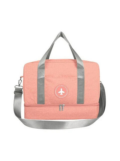 Jauna ūdensizturīga pārnēsājama sausā slapja atdalīšana peldēšanai pludmalē, liela ietilpība apģērbu uzglabāšanai sporta fitnesa soma