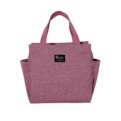 Izolācijas pusdienu maisiņu kaste Pusdienu soma Alumīnija folija Liela ietilpība saldētava Darbam studentu pusdienu komplekts Divas sānu kabatas