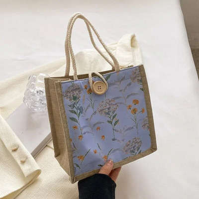 Ins torbe za ručak za žene Houndstooth Mala torba za ručak Torba za pohranu hrane Funkcionalna prijenosna torba za piknik na otvorenom Lonchera