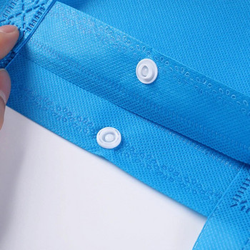 Нова пристигаща качествена пазарска чанта със сгъваеми копчета за многократна употреба Издръжлива нетъкана чантичка за съхранение Дамска чанта за хранителни стоки Екологични чанти