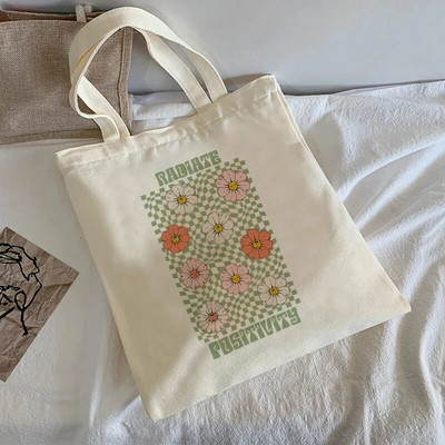 Ιαπωνική τσάντα anime casual μεγάλης χωρητικότητας y2k letter Harajuku γυναικεία τσάντα ώμου Aesthetic Heart εφηβικές σχολικές τσάντες καμβά