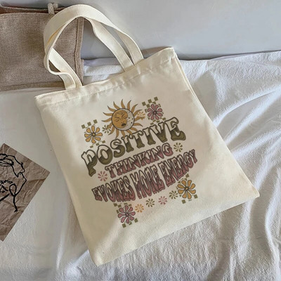 Ιαπωνική τσάντα anime casual μεγάλης χωρητικότητας y2k letter Harajuku γυναικεία τσάντα ώμου Aesthetic Heart εφηβικές σχολικές τσάντες καμβά